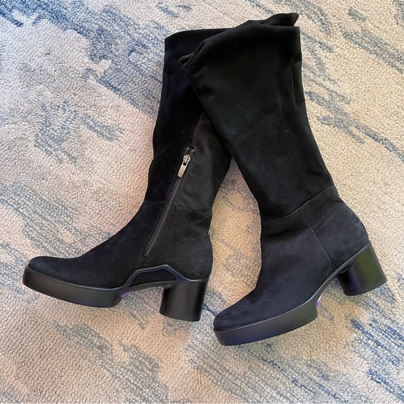 ECCO SHAPE SCULPTED MOTION 35 SLOUCHY HIGH-CUT BOOT ROUND HEEL SIZE 8 - Picture 4 of 9